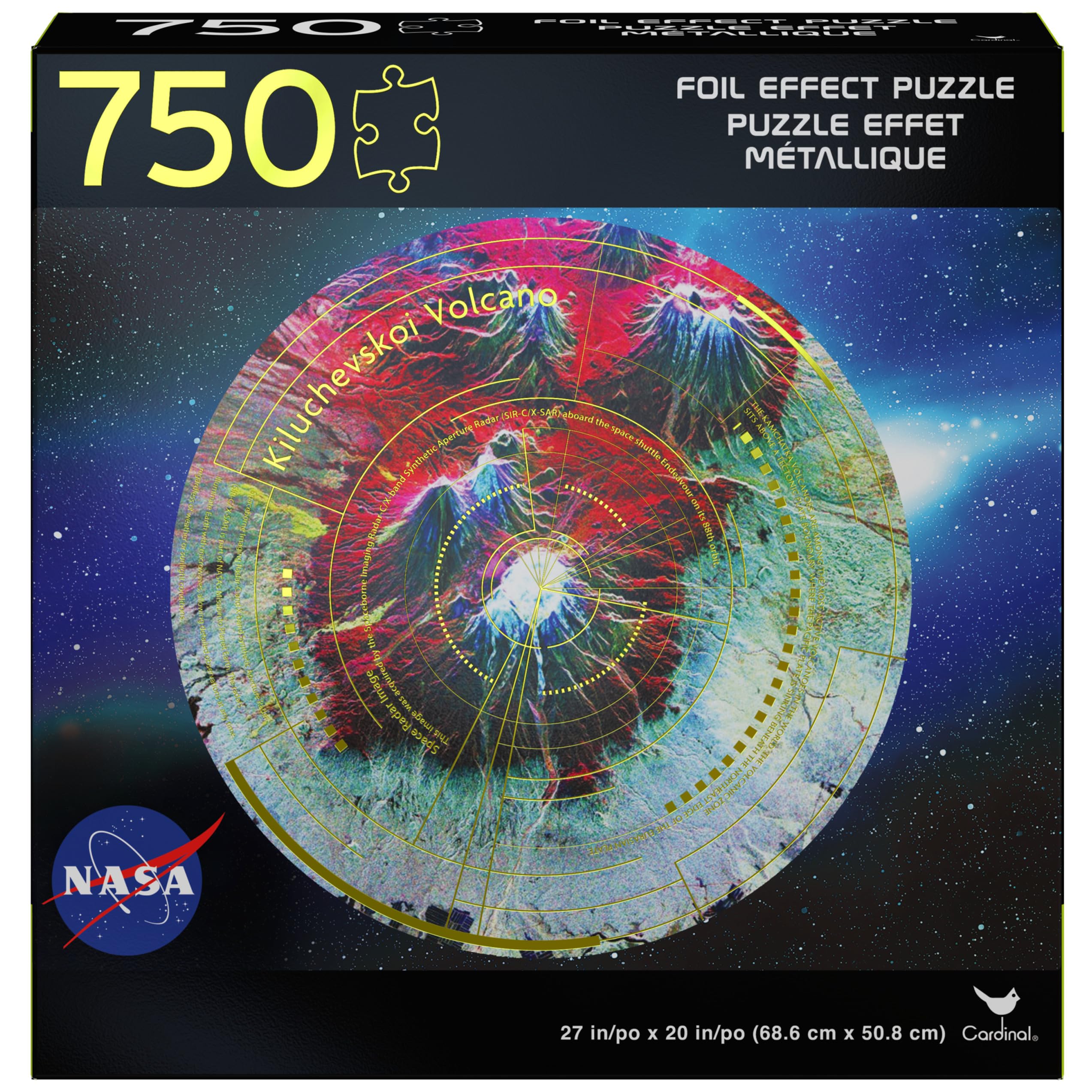 Amazon.com: NASA, 750-Piece Foil Effect Jigsaw Puzzle Kiluchevskoi